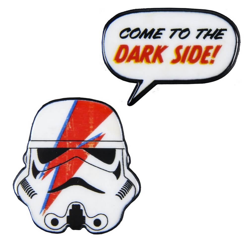 Dark Side/Stormtrooper Broscher (2st) - Star Wars 2 Dark Side/Stormtrooper Broscher (2st) - Star Wars