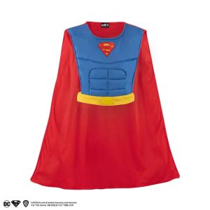 Superman-dräkt med cape (4-6 År)
