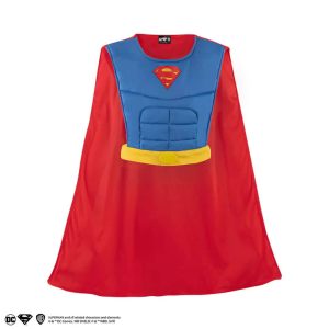 Superman-dräkt med cape (7-10 År)