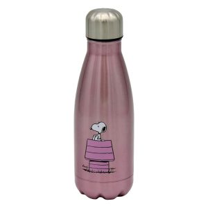 Snoopy Flaska Rostfritt Stål (550ml) Rosa - Snobben
