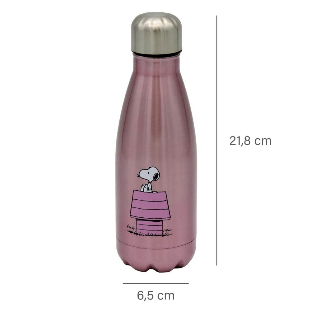 Snoopy Flaska Rostfritt Stål (550ml) Rosa - Snobben 4 Snoopy Flaska Rostfritt Stål (550ml) Rosa - Snobben