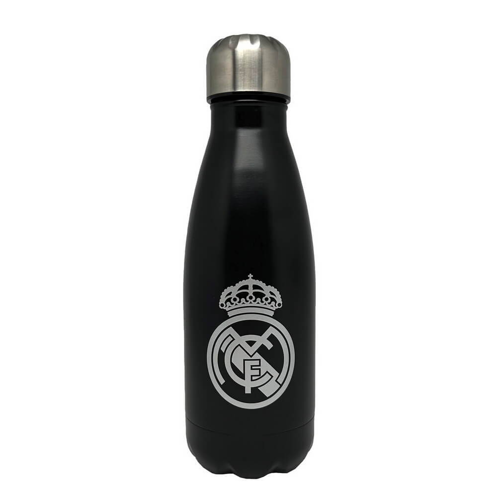 Real Madrid Flaska Rostfritt Stål (550ml) Svart 1 Real Madrid Flaska Rostfritt Stål (550ml) Svart