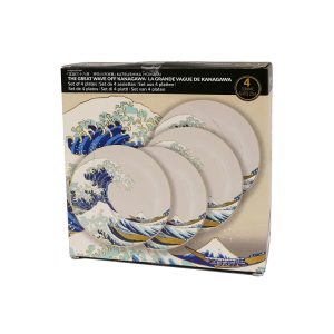 Tallrikar (4st) The Great Wave off Kanagawa