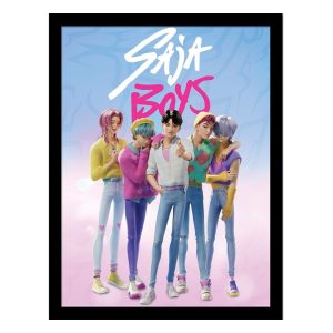 Saja Boys Tavla (40x30cm) KPop Demon Hunters