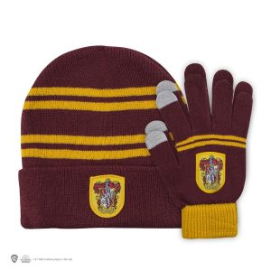 Gryffindor Mössa och Vantar (Vuxen) Harry Potter
