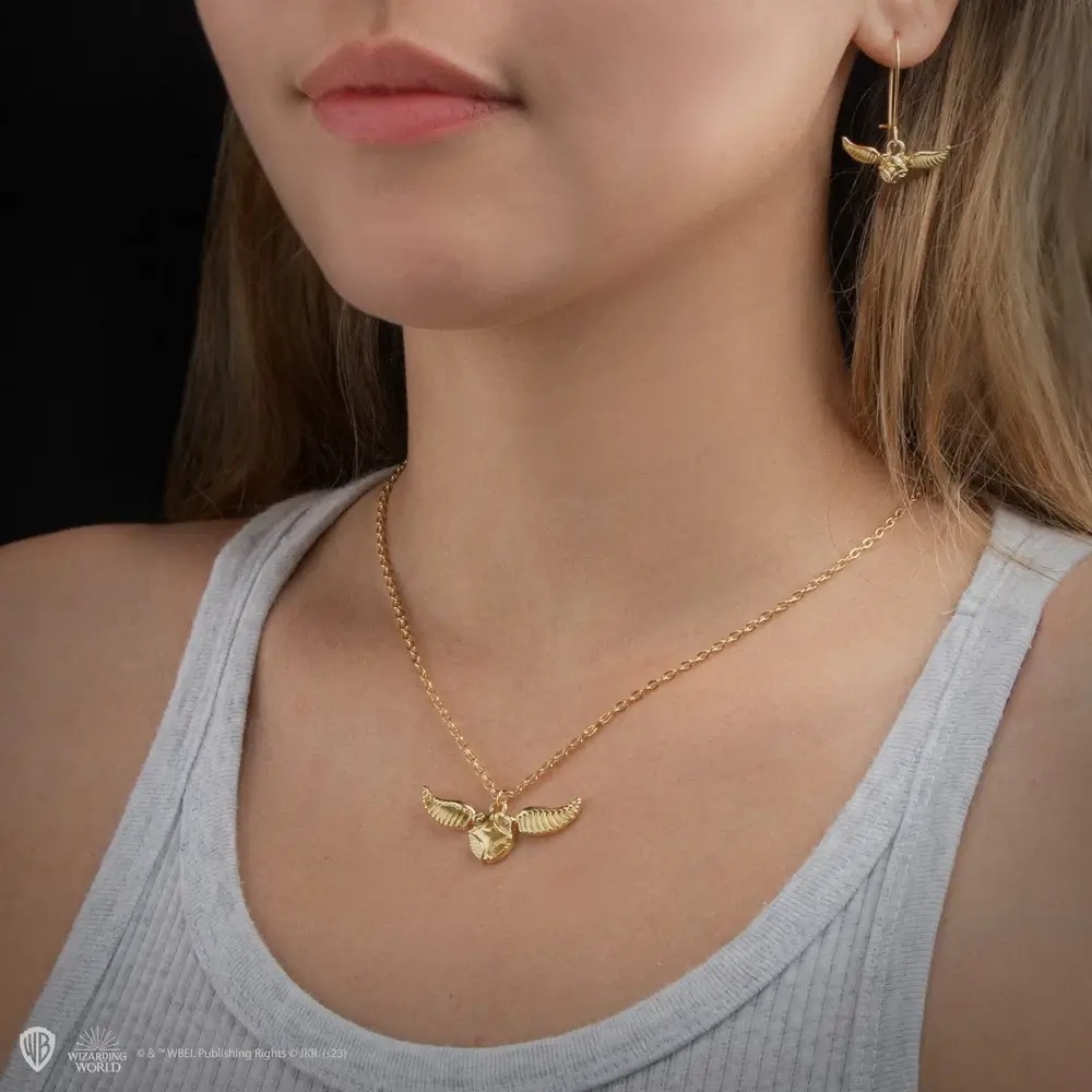 Golden Snitch Halsband - Harry Potter 2 Golden Snitch Halsband - Harry Potter