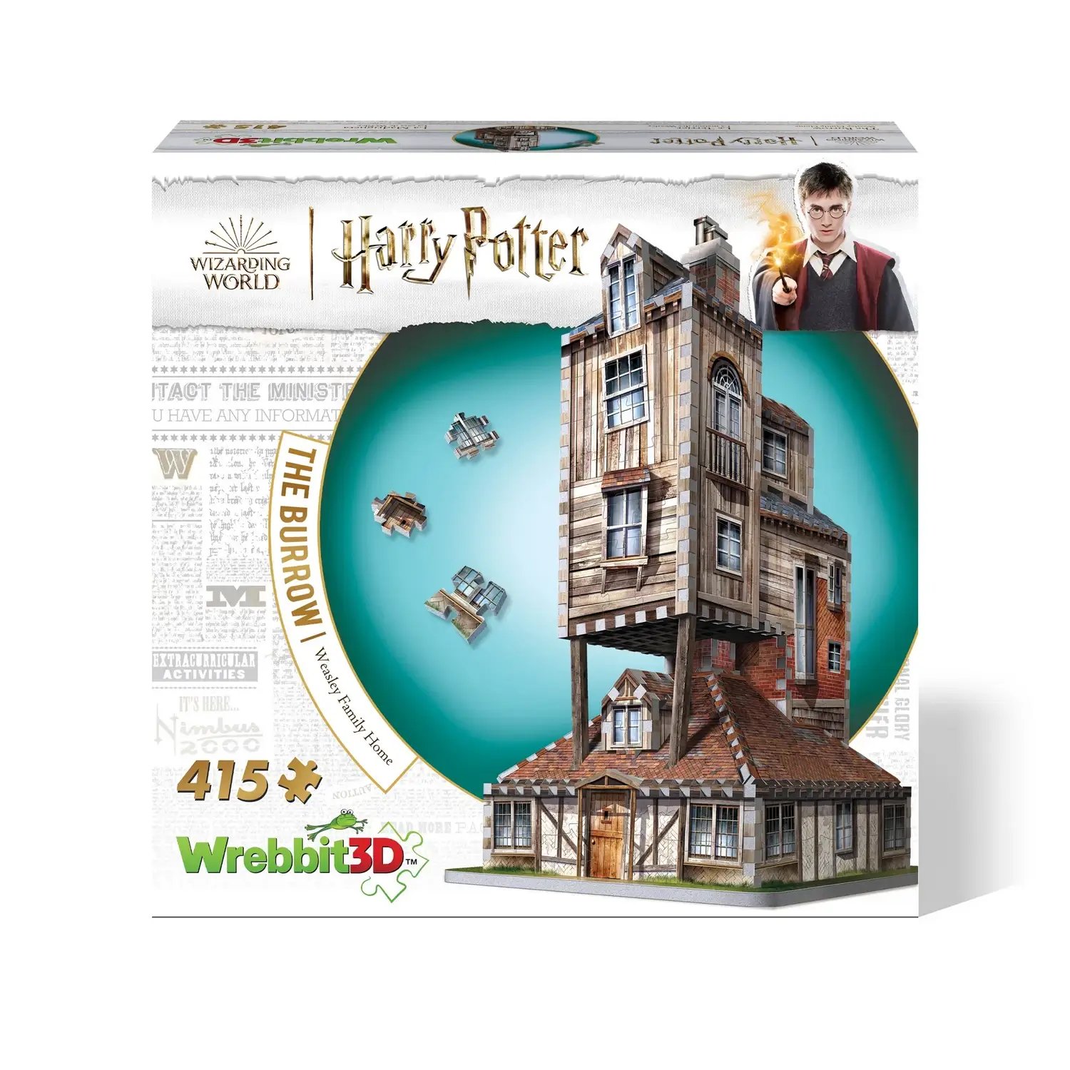The Burrows 3D-pussel 415 Bitar Harry Potter 4 The Burrows 3D-pussel 415 Bitar Harry Potter