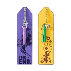 Bee & Ender Dragon Bokmärke Set (2st) Konstläder - Minecraft