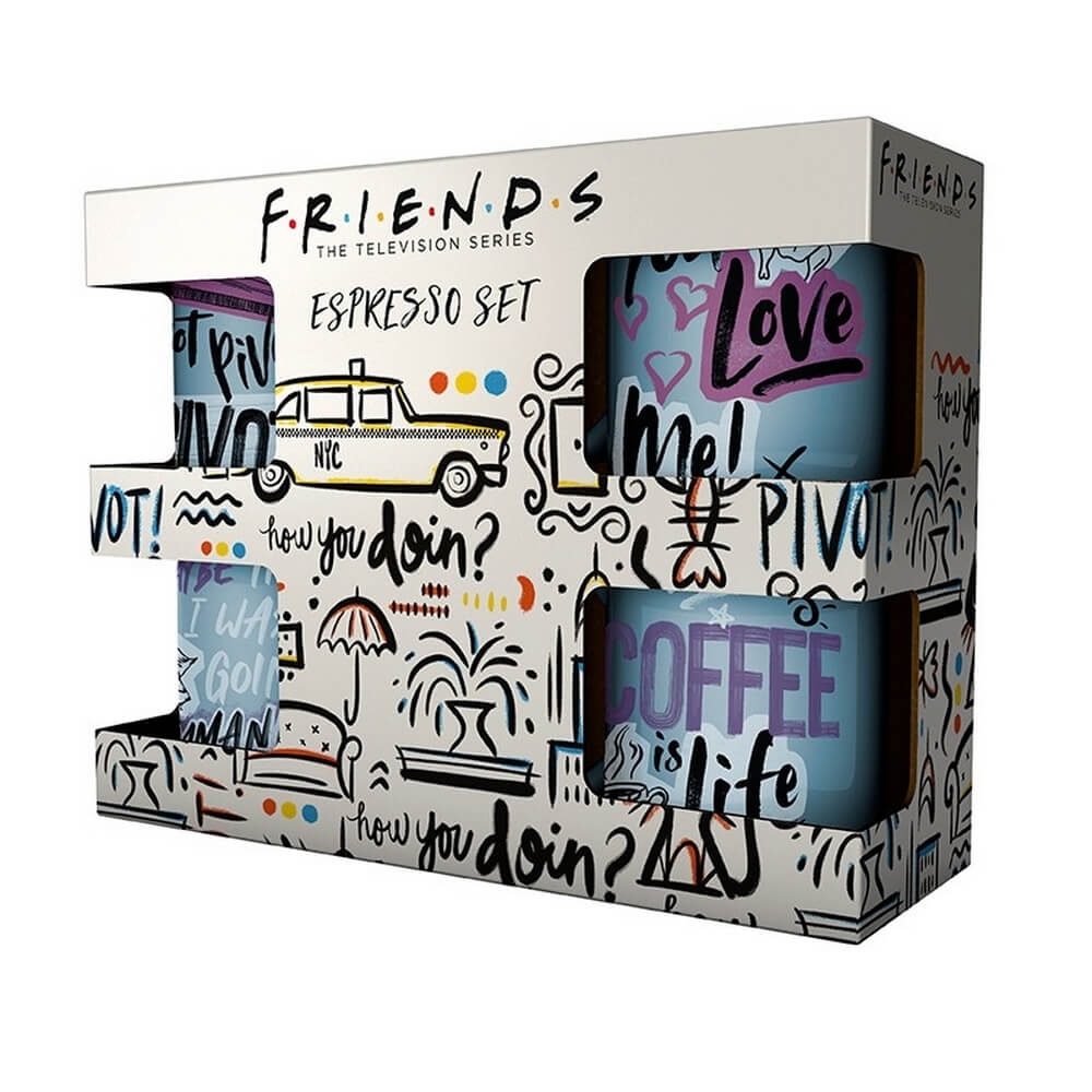 Espresso-muggar (4st) Friends 2 Espresso-muggar (4st) Friends - Bild 2