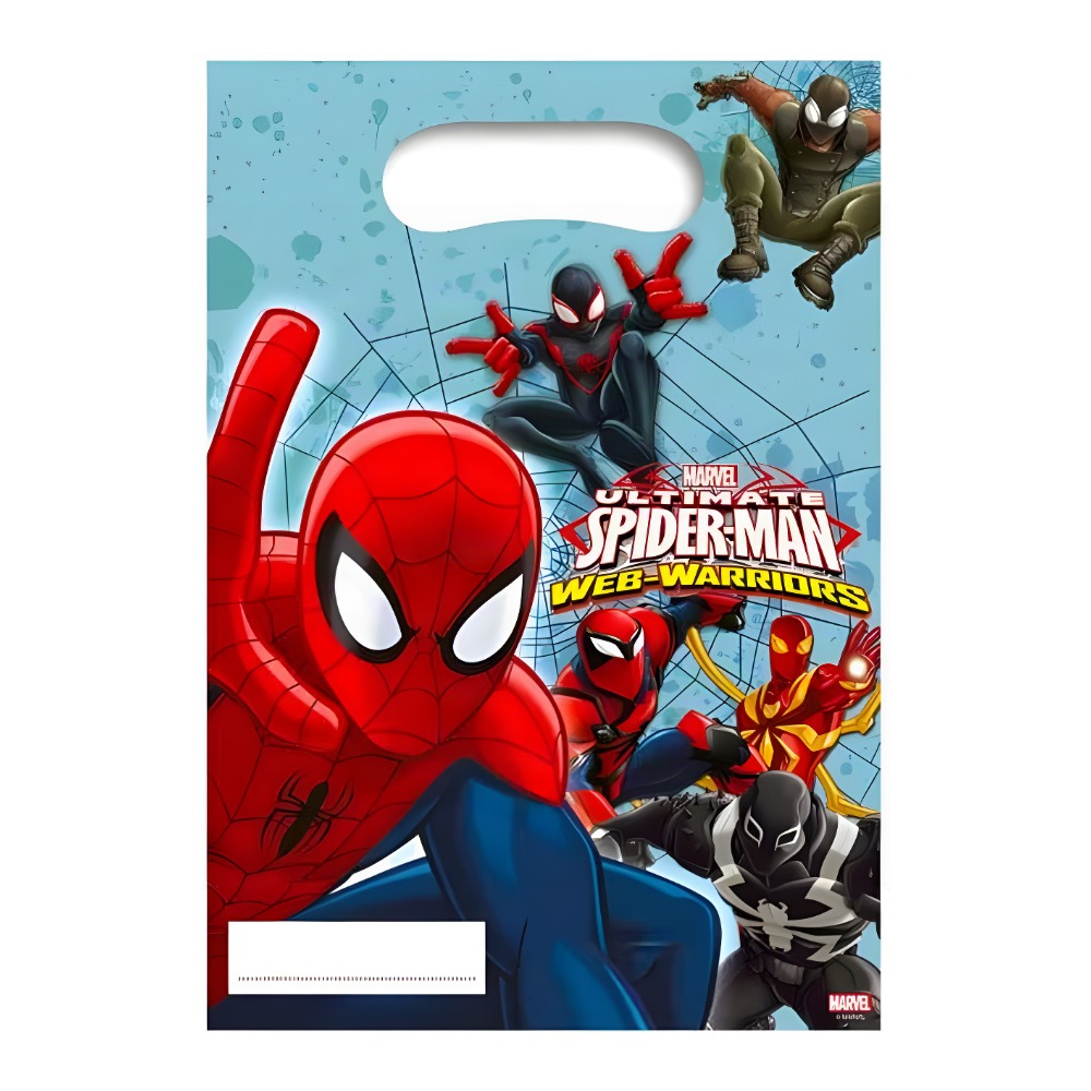 Spiderman Presentpåse (6st) Marvel 1 Spiderman Presentpåse (6st) Marvel